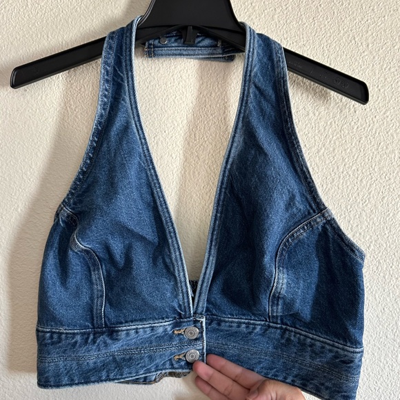 Levis denim Daisy halter top - Picture 7 of 8
